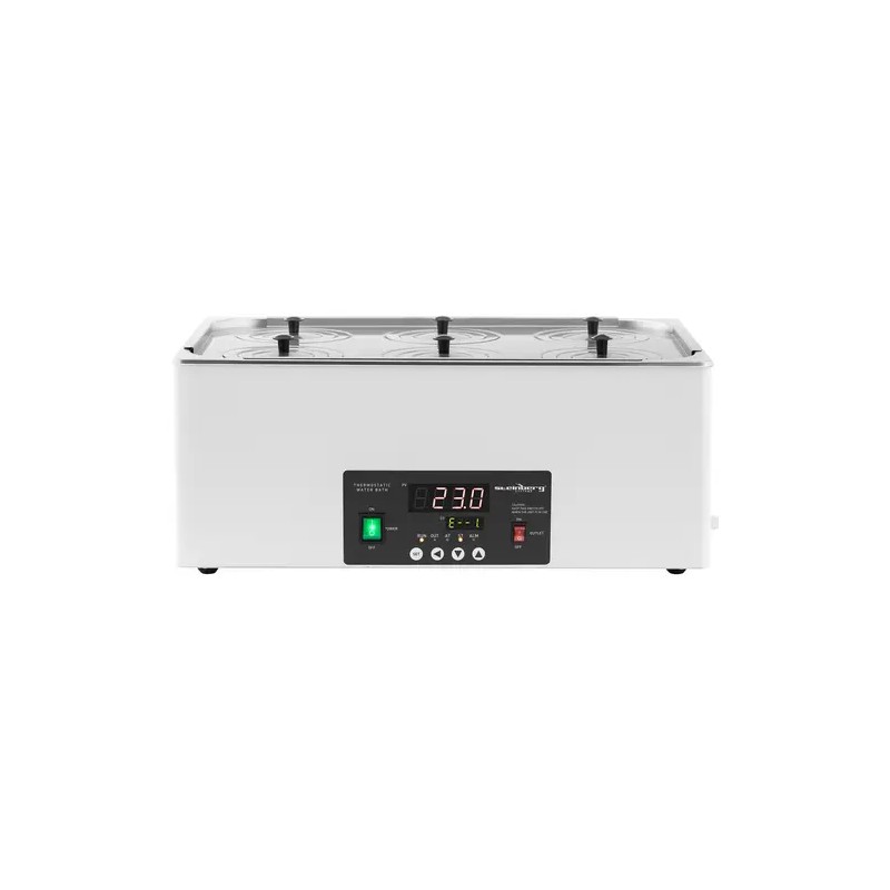 Digitaalinen laboratorion vesikylpy 22,5 l, 5-100 °C, 500 x 300 x 150 mm