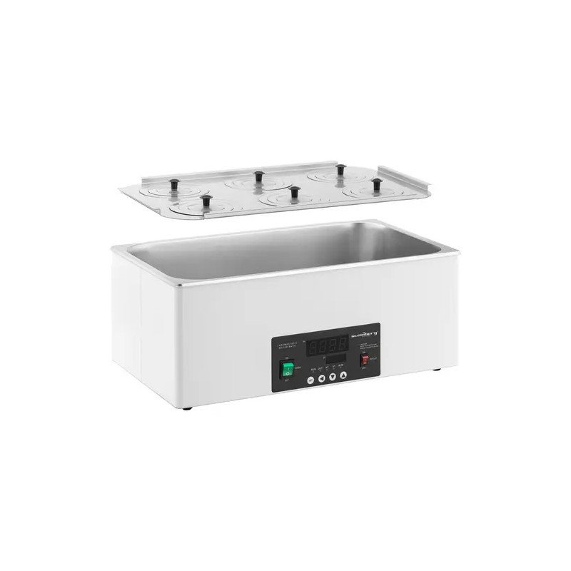 Digitaalinen laboratorion vesikylpy 22,5 l, 5-100 °C, 500 x 300 x 150 mm