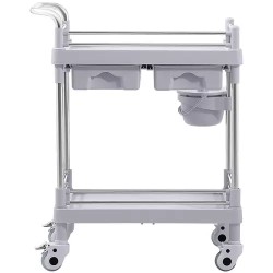 Laboratorivaunu 2 hyllyä ja 2 laatikkoa 40 kg