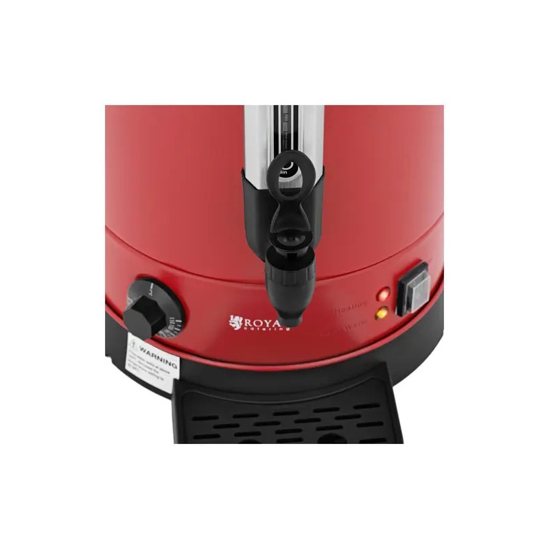 Royal Catering vedenkeitin 13,5 l 2500 W punainen