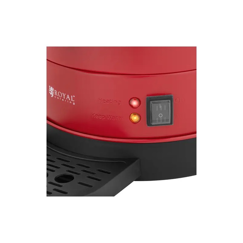 Royal Catering vedenkeitin 13,5 l 2500 W punainen