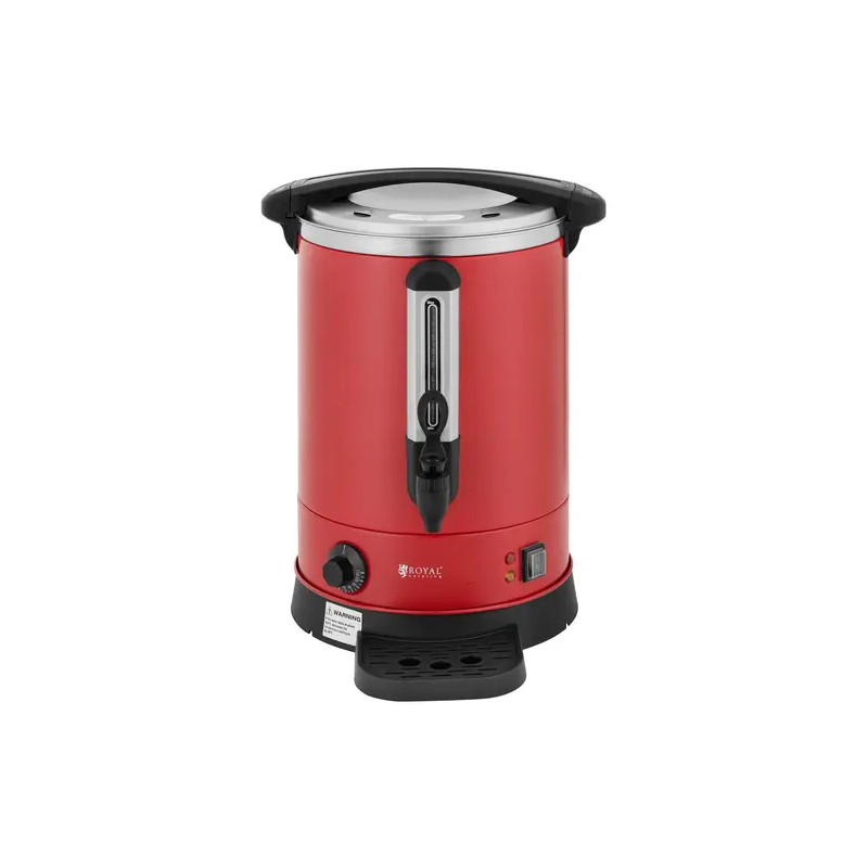 Royal Catering vedenkeitin 13,5 l 2500 W punainen