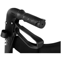 2-in-1 Rollaattori ja kuljetustuoli, hopea, max 120 kg