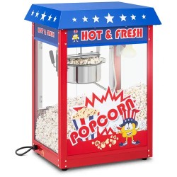 Royal Catering Popcorn kone 1500 W 5 kg h punainen
