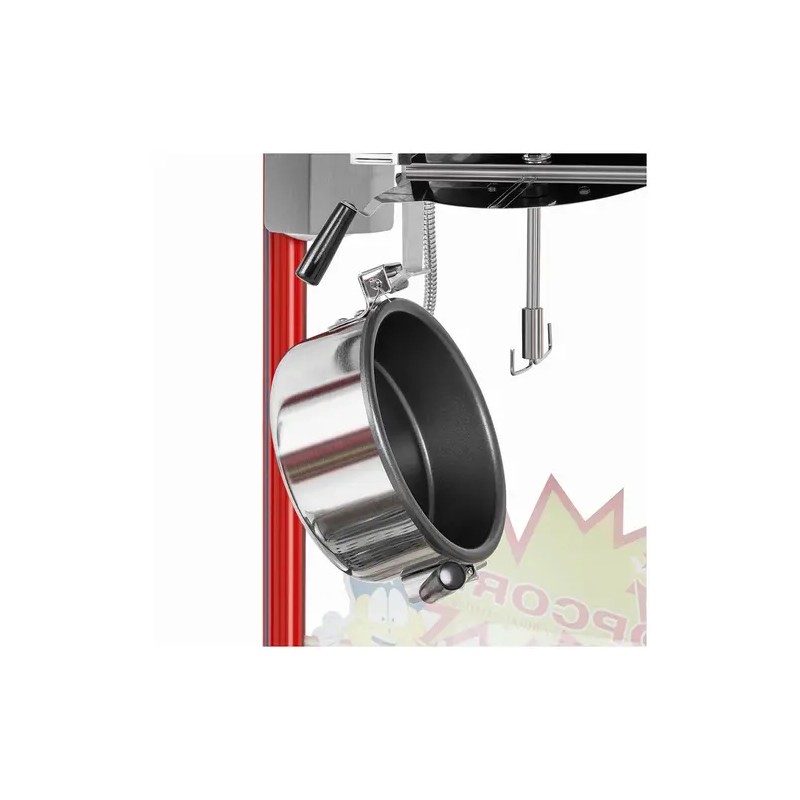 Royal Catering Popcorn-kone 1500 W, 5 kg/h, punainen