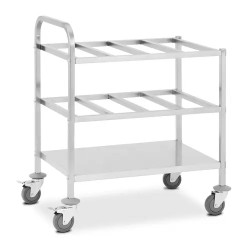 Royal Catering kuljetusvaunu 24 x GN 1 6 ruostumaton teräs 450 kg