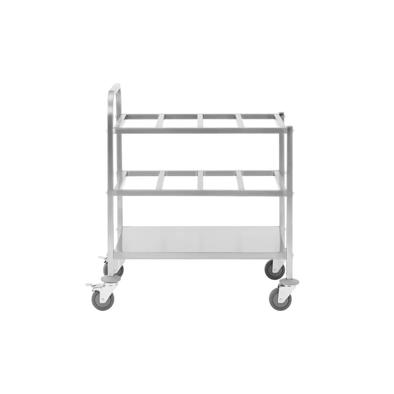 Royal Catering kuljetusvaunu 24 x GN 1/6 ruostumaton teräs 450 kg