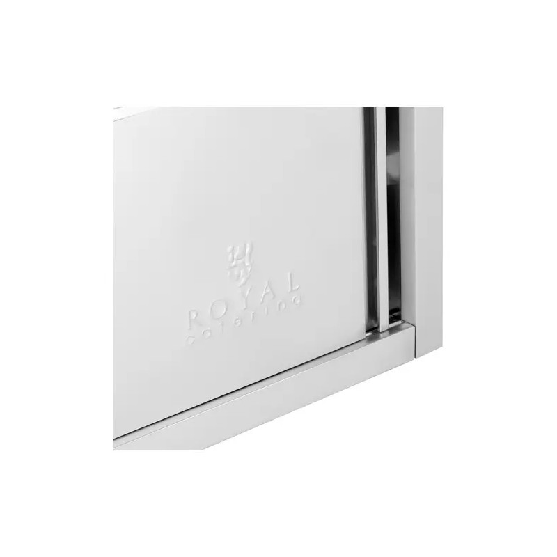Royal Catering ruostumaton teräskaappi, seinäkaappi 1200 x 400 x 500 mm