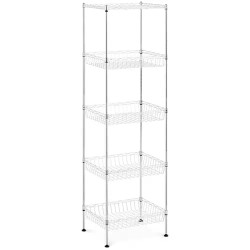 Royal Catering Metallihylly 45 x 34 x 151 cm 100 kg