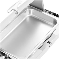 Royal Catering ruokalämmitin GN 1/1 8,5 l rullakansilla ja 2 polttoainesäiliöllä