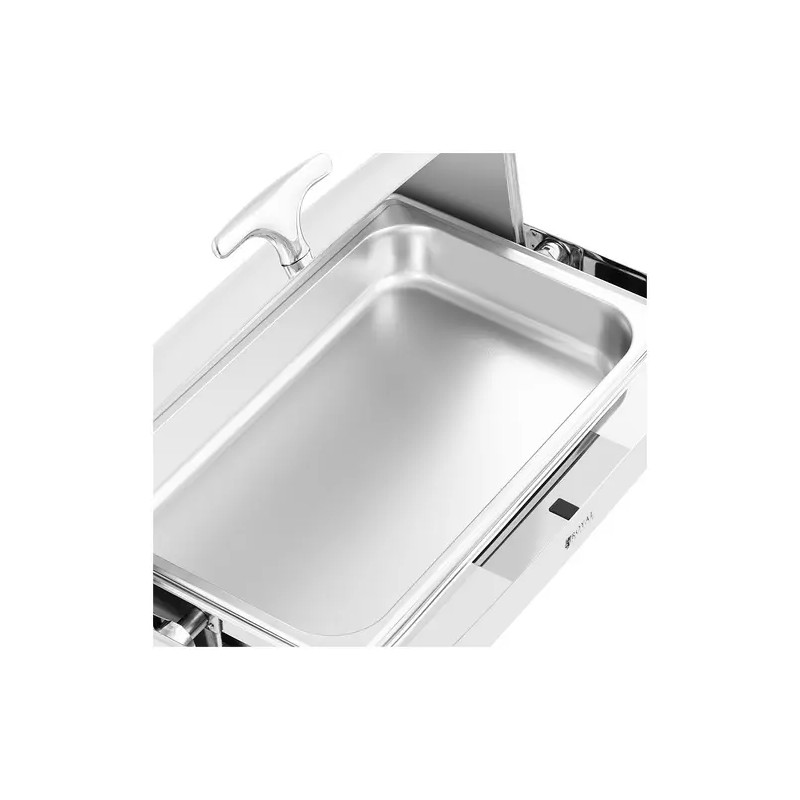 Royal Catering ruokalämmitin GN 1/1 8,5 l rullakansilla ja 2 polttoainesäiliöllä
