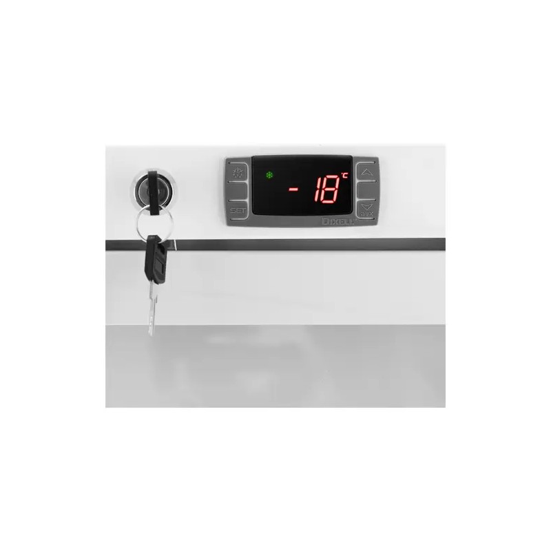 Royal Catering RCLK-F380GB pakastinkaappi 380 l lasiovella valkoinen