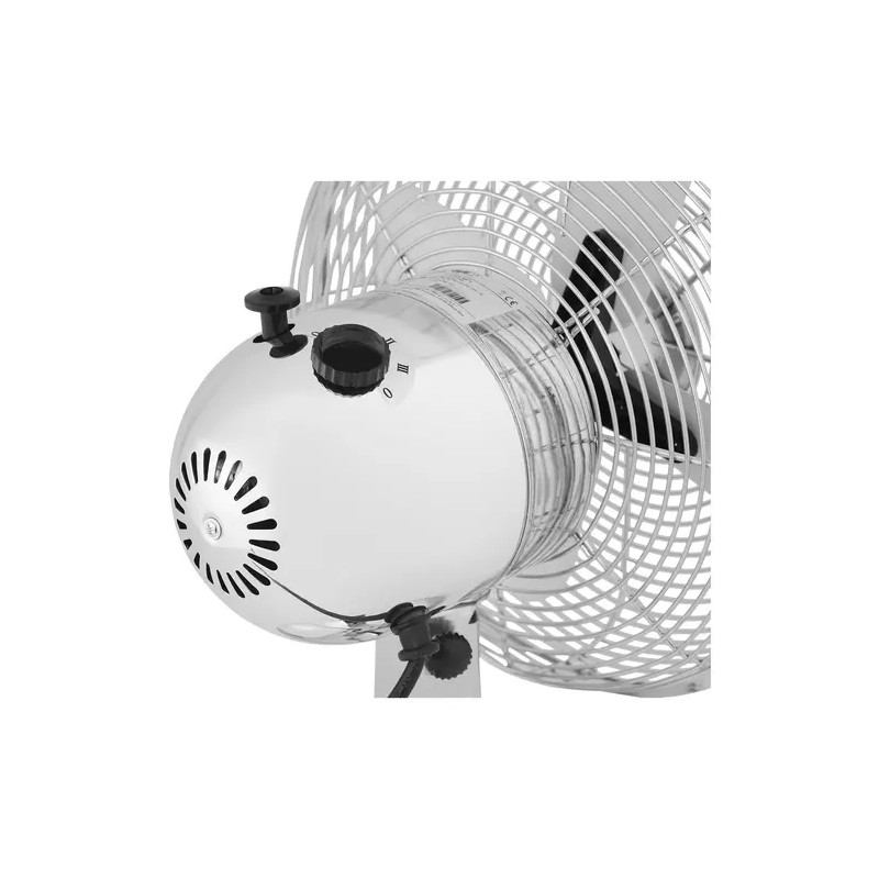 MSW-FFT-01 pöytätuuletin, 30 W, 3 nopeutta, 90° oskillointi, 295 mm