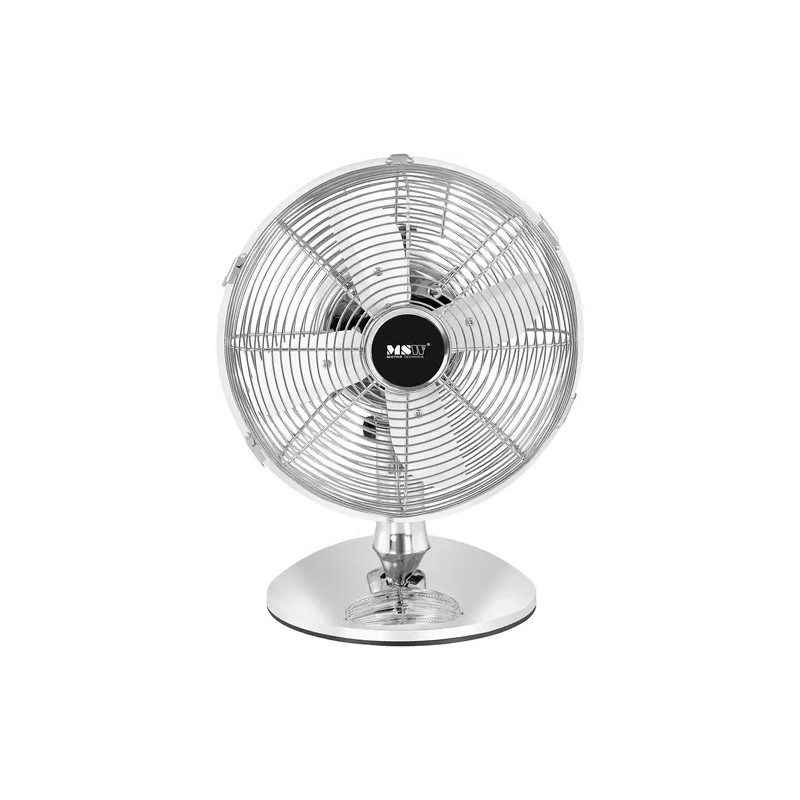 MSW-FFT-01 pöytätuuletin, 30 W, 3 nopeutta, 90° oskillointi, 295 mm