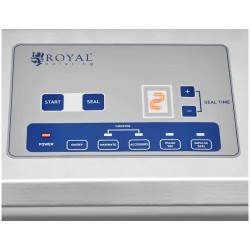 Vakuumipakkauslaite RCVG-40, 580 W, 16 l/min, max. pussin leveys 31 cm, ruostumaton teräs