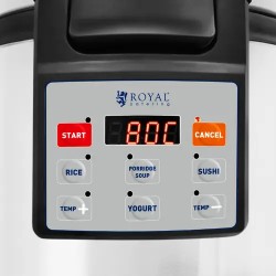 Digitaalinen riisinlämmitin 26 l, 40-80 °C