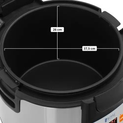Digitaalinen riisinlämmitin 26 l, 40-80 °C