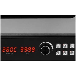 Royal Catering kiertoilmauuni 2800 W, 4 tasoa, grillaus-, kiertoilma- ja höyrytoiminnot