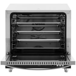 Royal Catering kiertoilmauuni 2800 W, 4 tasoa, grillaus-, kiertoilma- ja höyrytoiminnot