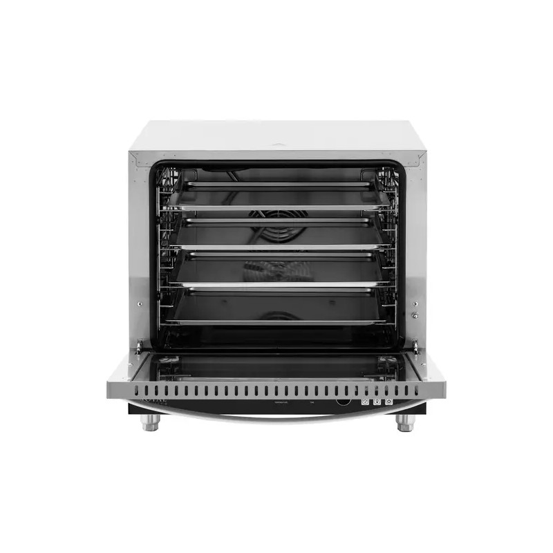 Royal Catering kiertoilmauuni 2800 W, 4 tasoa, grillaus-, kiertoilma- ja höyrytoiminnot