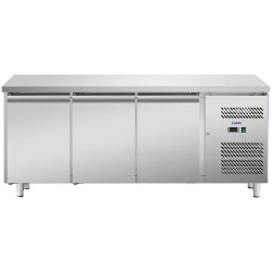 Royal Catering RCLK-S339 jäähdytyspöytä 339 l, 3 ovea, 179,5 x 60 cm, ruostumaton teräs