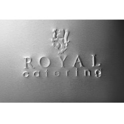 Royal Catering ruostumattomasta teräksestä valmistettu työpöytäkaappi 200 x 60 cm, 160 kg