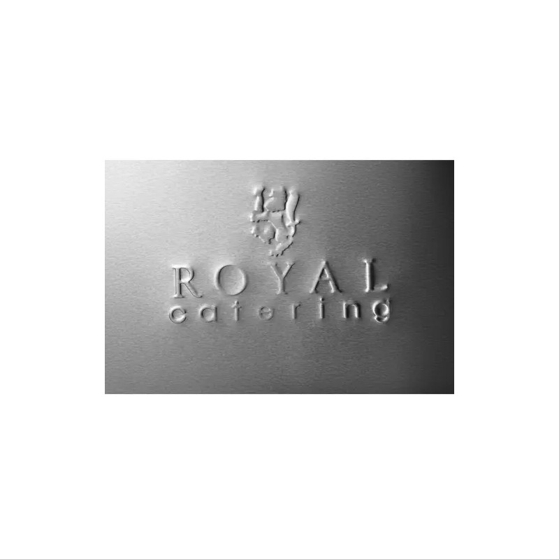 Royal Catering ruostumattomasta teräksestä valmistettu työpöytäkaappi 200 x 60 cm, 160 kg