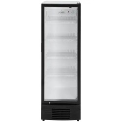 Juomakaappi 320 l LED-valaistuksella ja mustalla kehyksellä RCGK-B320