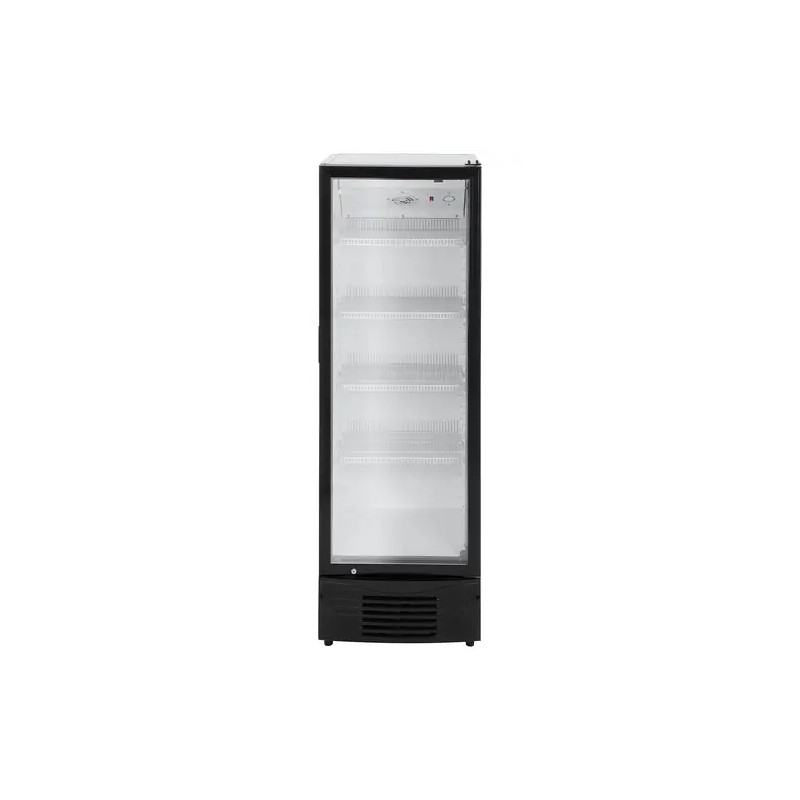Juomakaappi 320 l LED-valaistuksella ja mustalla kehyksellä RCGK-B320
