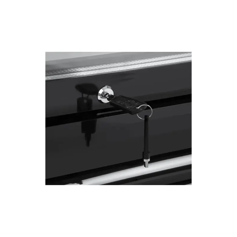 Juomakaappi 320 l LED-valaistuksella ja mustalla kehyksellä RCGK-B320