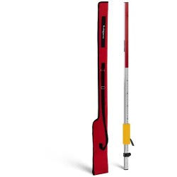 Steinberg Systems mittatikku 1 3 2 4 m aluminiumi 2 asteikkoa mm cm ja kuljetuslaukku