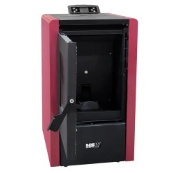 Pelletiuuni 6 kW, 50–150 m³, ajastin ja kaukosäädin