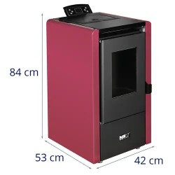 Pelletiuuni 6 kW, 50–150 m³, ajastin ja kaukosäädin