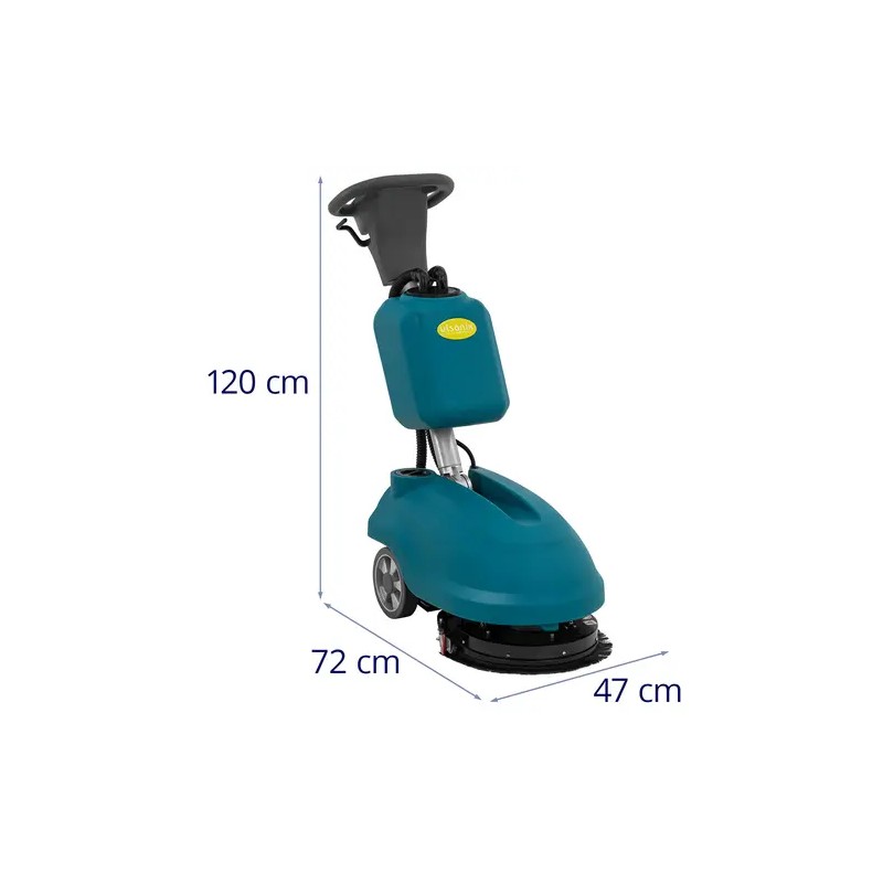 Akkukäyttöinen lattianpesukone 35 cm 1500 m²/h