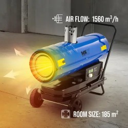 Diesel-lämmitin 30 000 W 38 l