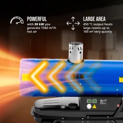 Diesel-lämmitin 30 000 W 38 l
