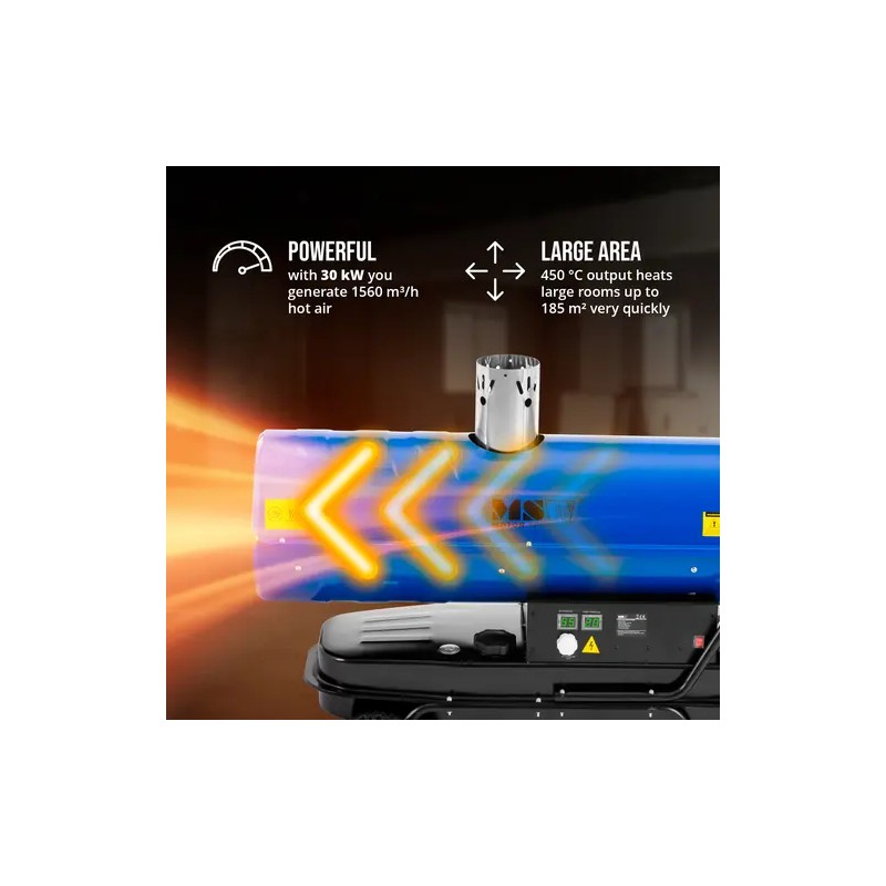 Diesel-lämmitin 30 000 W 38 l