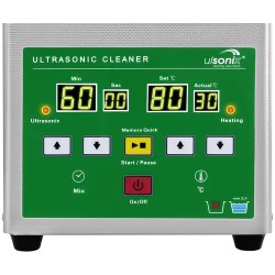 Ultraäänipesuri 2 l 40 kHz 60 W Memory-toiminnolla