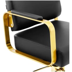 Parturintuoli Otley Black jalkatuella 50-66 cm 200 kg musta-kulta