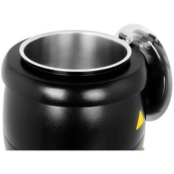 Sähkökäyttöinen keittotaso, 10 l, 400 W, musta
