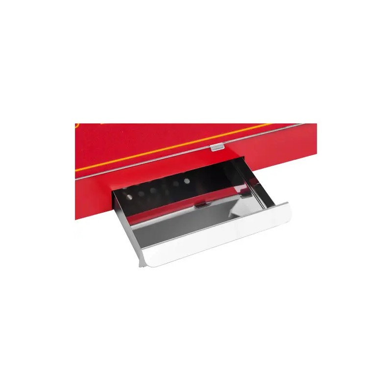 Royal Catering Popcorn-kone 1500 W, 5-6 kg/h, punainen retro-design