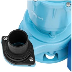 Uppopumppu 250 l/min 750 W kellukskytkimellä ja silppurilla