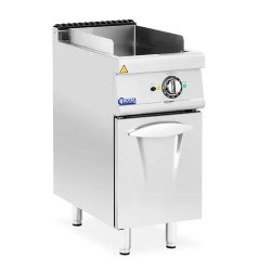 Royal Catering sähkögrilli alakaapilla 5 4 kW sileä griddle levy 33 5 x 55 cm