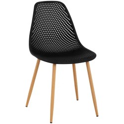 Fromm & Starck STAR_SEAT_05 tuoli, 4 kpl setti, musta, max 150 kg
