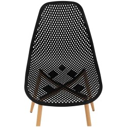 Fromm & Starck STAR_SEAT_05 tuoli, 4 kpl setti, musta, max 150 kg