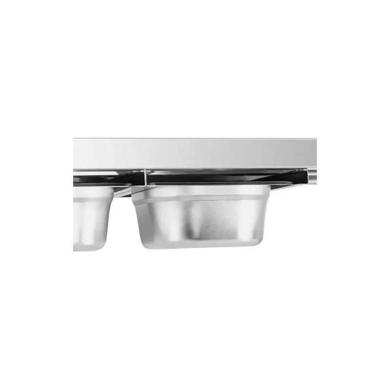Royal Catering RCWR-5 GN1/6 maustehylly 120 cm, 5 kpl 1/6 GN -astiaa, ruostumaton teräs