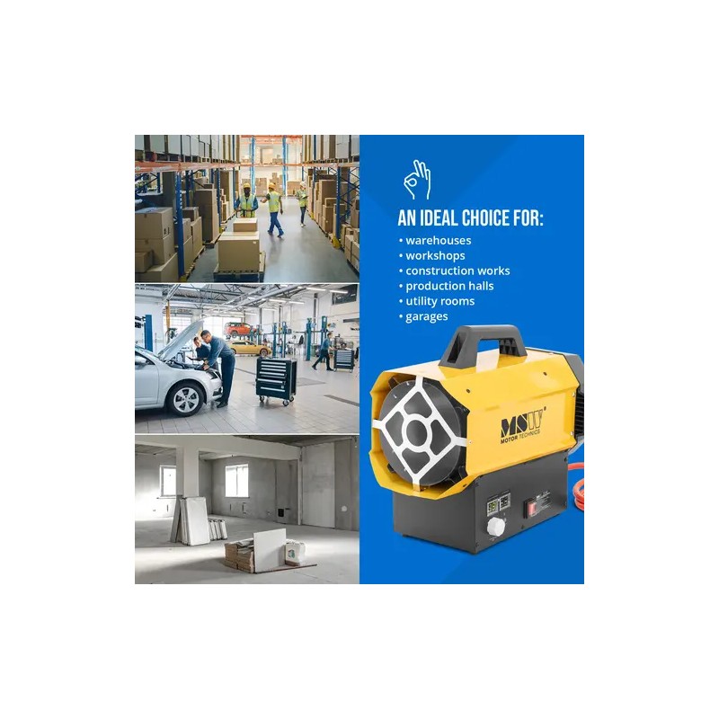 MSW kaasipuhallinlämmitin 40 kW 310 m²