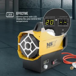 MSW kaasipuhallinlämmitin 40 kW 310 m²