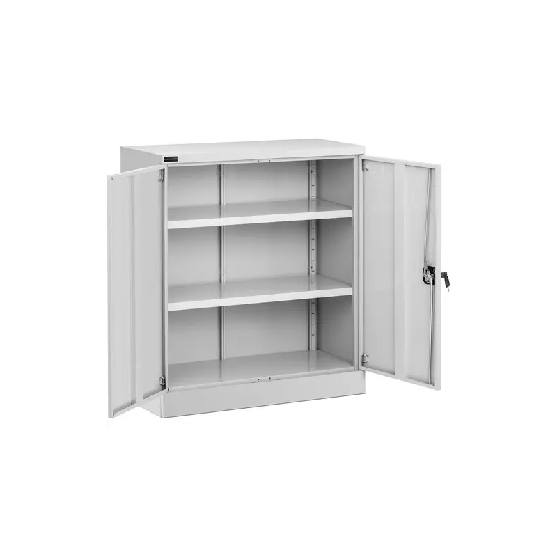 Metallikaappi STAR_MCAB_02, 102 cm, harmaa, lukittava