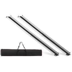 MSW Teleskooppiset alumiinirampit 120 x 19 cm 2 kpl kantavuus 272 kg kpl